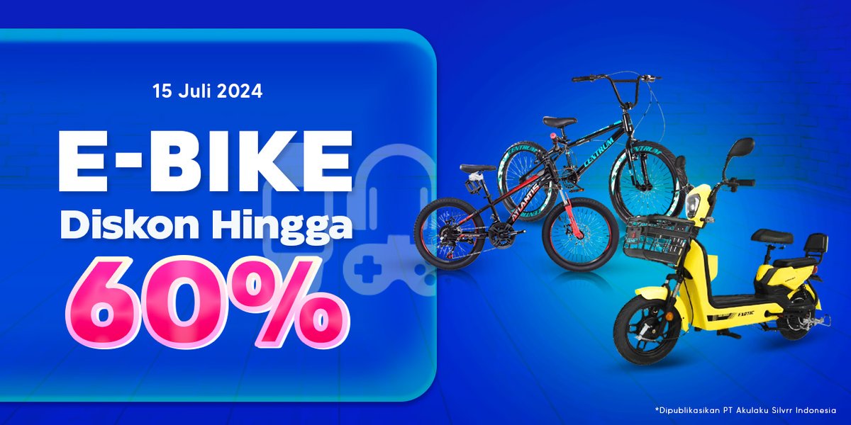 akulakuID's tweet photo. Asyiknya bersepeda berkeliling kota Jakarta~
Apalagi kalo beli sepedanya DISKON HINGGA 60%π²
Checkout kuyπ https://t.co/BP8mfixCcl
#AkulakuIndonesia #PromoDigital #BelanjaOnline #InfoPromo #DiskonSepeda https://t.co/ahXYMMtMgt