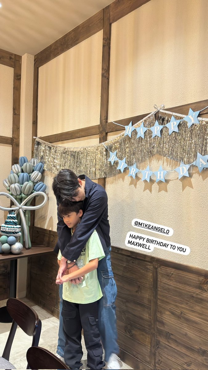 Amda_fanclub's tweet photo. Maxwell Birthday 🎂🍰 Celebrate 2024 🎉🥳 #mikemax @M1KEANGELO #MikeFirst @firstfh5 #First_Chalongrat #first_fh https://t.co/LBJmZ7GUBk