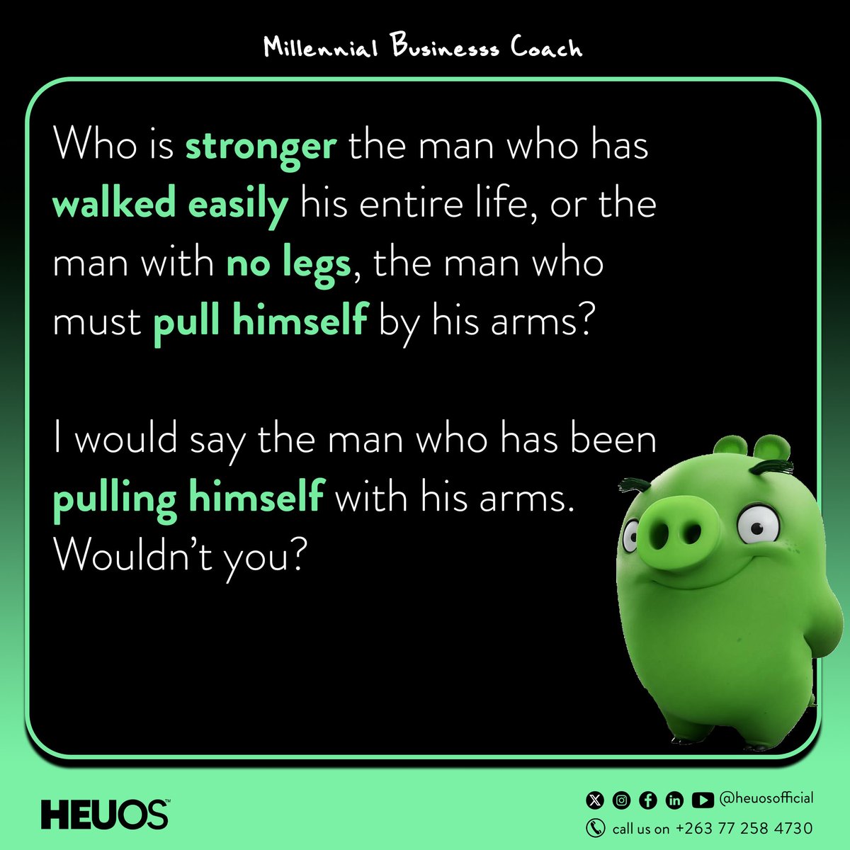 HeuosOfficial's tweet photo. Identify your weaknesses, innovate around them. It is the only way to grow [2/2] https://t.co/Kdm351ivSn