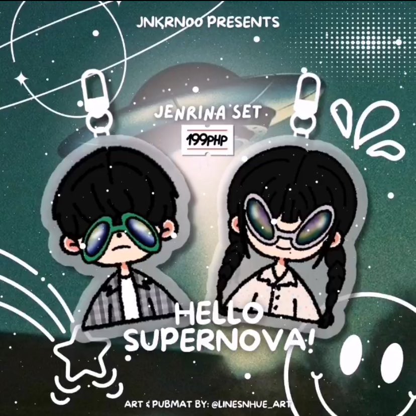 by_melonpan's tweet photo. INA GO - Hello Supernova JENRINA Keyrings by @JNKRN00 ⋆.˚

💰:: 45k - 80k
📆:: closer order July 28 @ 6 pm
🏠:: malang, jawa timur
🌀details n order:: https://t.co/OtgT3C1lYN

💌 any questions, pls dm https://t.co/0NpsAPP03K