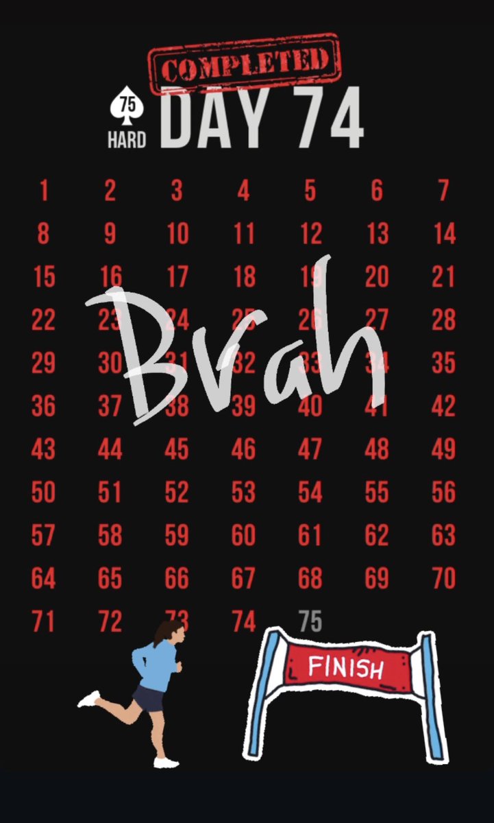 terracecrawford's tweet image. #75hard