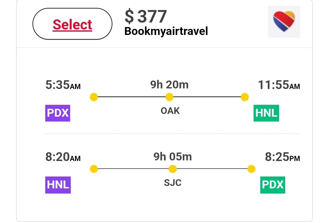 BedroomChecker's tweet photo. Epic deal alert! Round-trip from #Portland to #Honolulu for just $377! 🌴✈️ Download our app and book now to grab this limited-time offer and escape to paradise. 🏝️🔥 #deals #FlightDeals #Hawaii https://t.co/qp5XhlHVuW