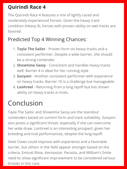 hotbets365's tweet image. Quirindi #Quaddie legs