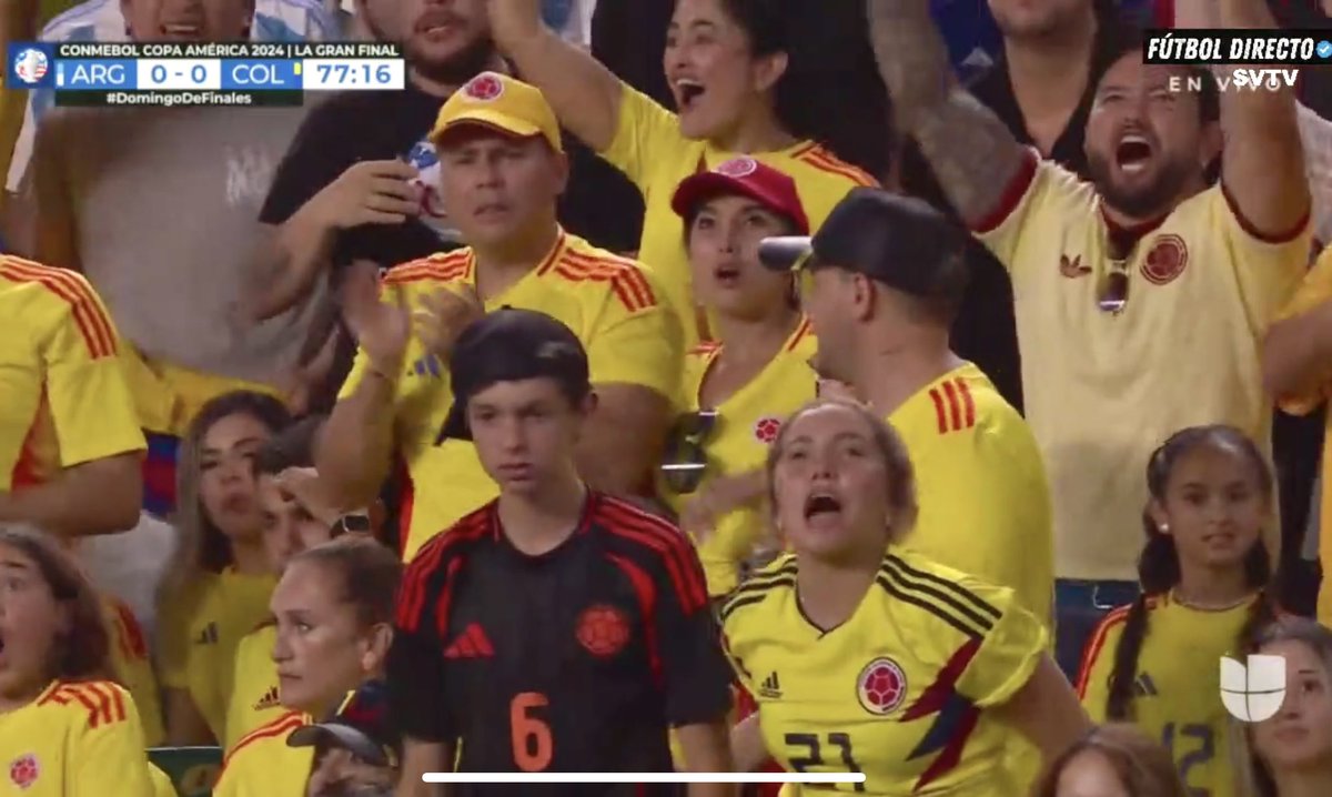 finanzacontable's tweet photo. Un partido muy cerrado, con muchas faltas.
Se juega 2do Tiempo 80’
Final #CopaAmerica2024
47%🇦🇷 0 🆚 0 🇨🇴 53%
Tarjeta A 1 1
#LaAlbiceleste #LosCafeteros
🏟️ Hard Rock Stadium, Miami
#CopaAmerica2024 #Argentina #Conmenol #Colombia #Fútbol #VamosArgentina #VamosColombia
