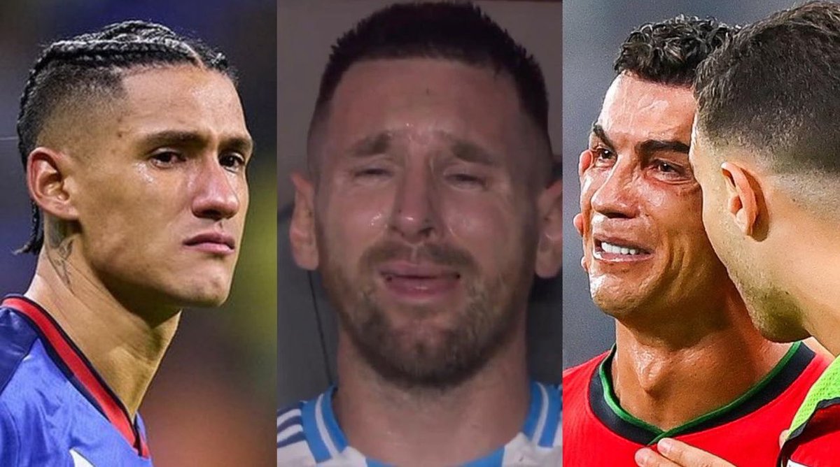 Futbol_Gourmet's tweet photo. Que doloroso ver a los mas grandes llorar 💔 https://t.co/j0t7u4WLng