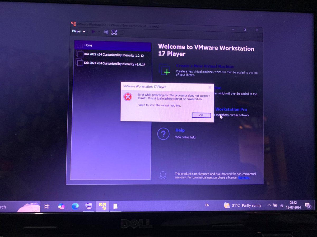 SinghaniyaEr's tweet photo. Hello @_zSecurity_ sir, can you explain this why my Kali is not working? https://t.co/u5OejSmZAo