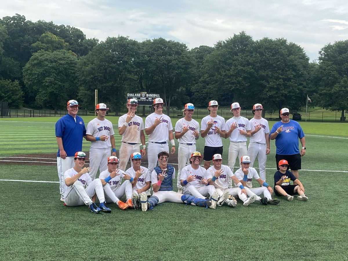 Thank you <a href="/HitDogs_23s24s/">Hit Dogs 18U (23s & 24s)</a> coaches for letting me pitch in the championship game.  Won the game in extra innings 7-6!
5 innings
4ks
2 ER 
3 H