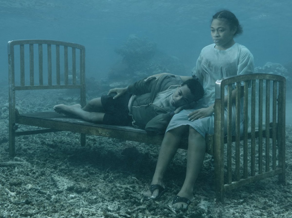 delfieart's tweet photo. Photographer Nick Brandt Imagines Surreal Underwater Existence Due to Climate Breakdown https://t.co/qWhwj6Doo7 https://t.co/bpwJesAWEb