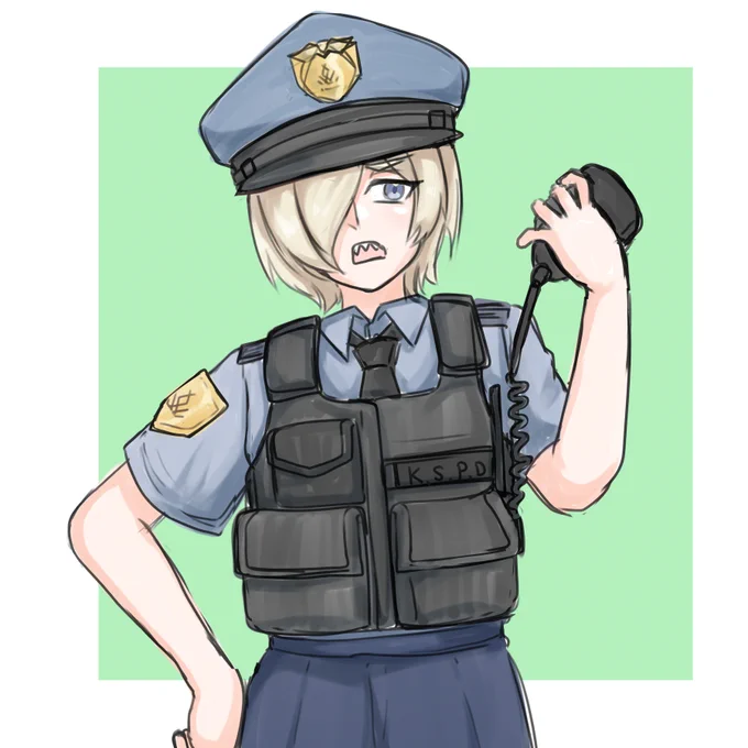 カンナ、違反切符きって 