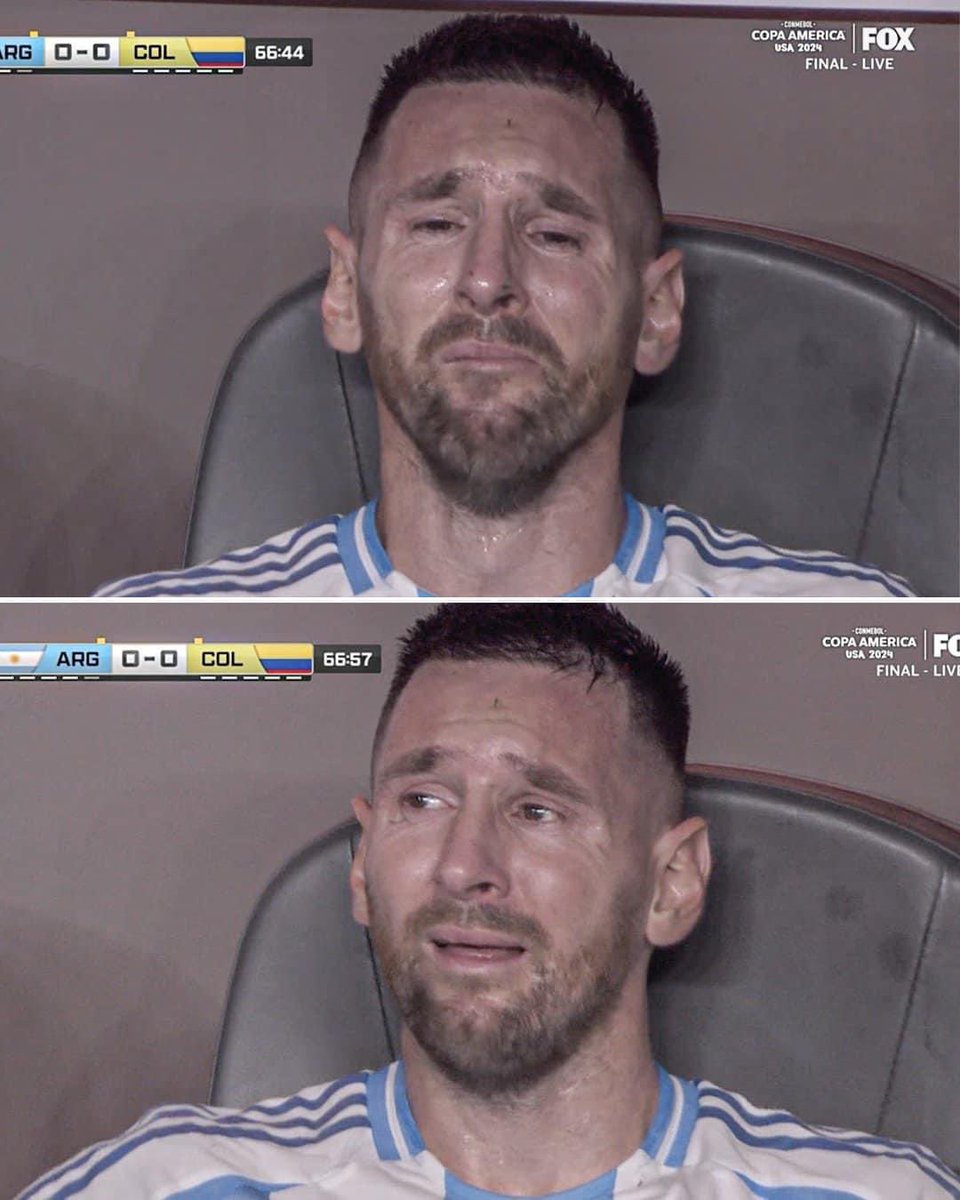 bapan83's tweet photo. Please Don't Cry
#CopaAmerica #Messi https://t.co/Hij13myofy