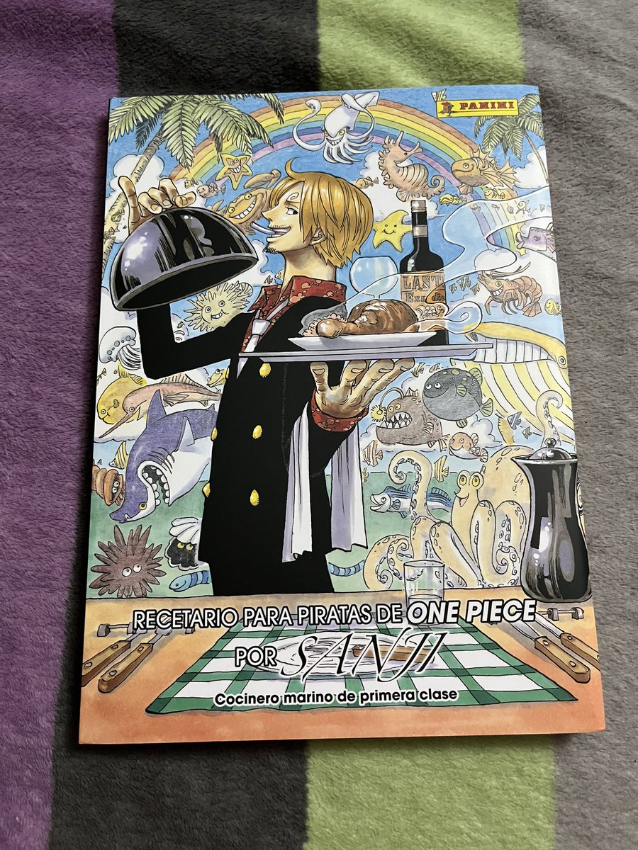 AndresMasteer's tweet photo. Mi esposa me regaló el libro de cocina de Sanji! 

Estoy muy feliz :) tengo un par de ideas que vienen de este libro en agradecimiento a su regalo. 

Muchas gracias, amor! https://t.co/7M1PpsHcAH