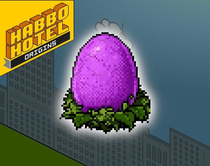 habbo origins (.com) giveaway #habbo #HabboHotelOrigins

RT this tweet, follow myself &amp; @Caramel_habbo for a chance to win a HC sofa to sit your booty on to admire your new Dino egg🤪 

🔚s on the 18th of july (in 3 days) 

GOODLUCK!!!!!!!!!!!!!! 🫡