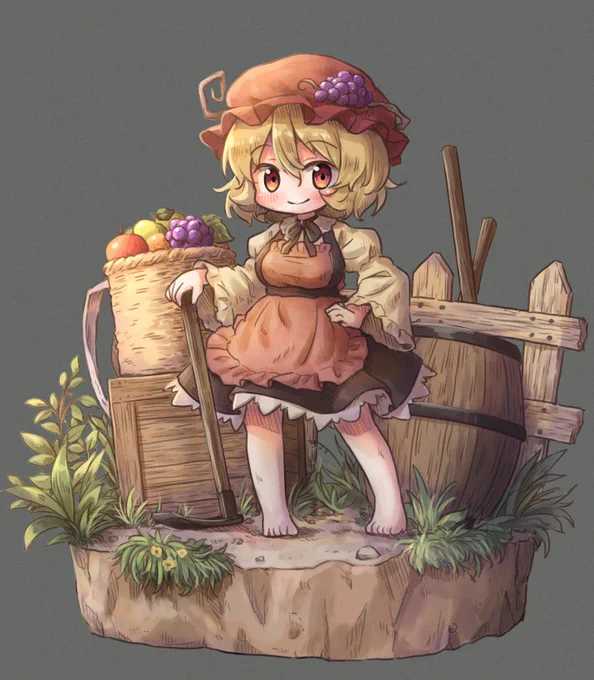投稿しました わりとお気に入り ヴィネット穣子ちゃん | アリヌ #pixiv 
