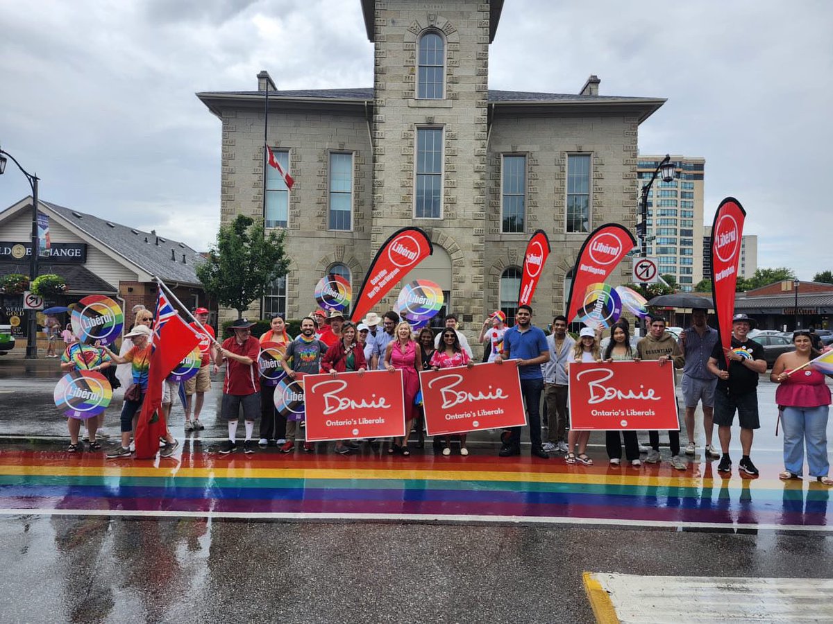 Happy Pride Halton! So proud to be marching in my first pride parade in downtown <a href="/TownOfMiltonON/">Town of Milton</a> with the <a href="/OntLiberal/">Ontario Liberal Party | Parti Libéral de l'Ontario</a> team!

Thanks <a href="/PrismHalton/">PRISM Halton</a> &amp; <a href="/Mtremills/">M Tremills she/her</a> for organizing! 

#Pride #LoveIsLove