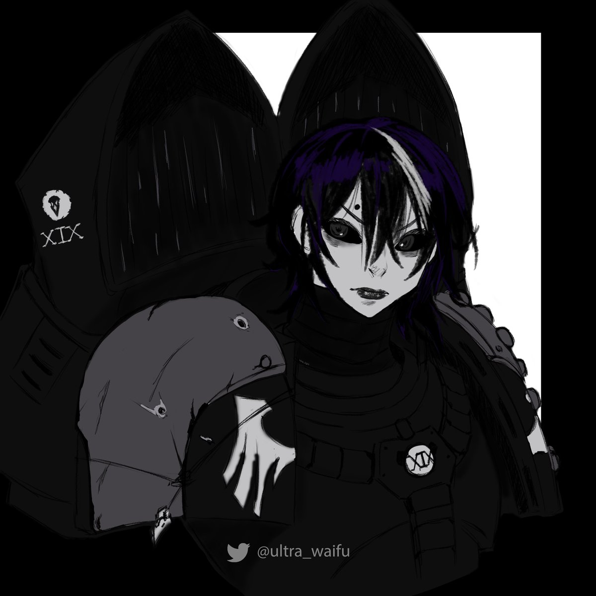 Female Raven Guard commission!
Great Crusade era veteran, I really enjoyed working on this one.

#warhammer40k #WarhammerCommunity #rkgk