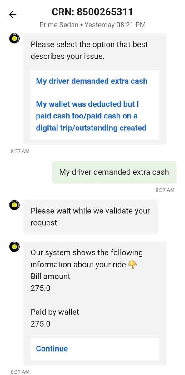 msgraman's tweet photo. Also, @ola_supports should allow customers to clarify the doubt on the spot. The menu driver support options lead to no resolution. Kindly see this as well. https://t.co/v7R1bXzJud