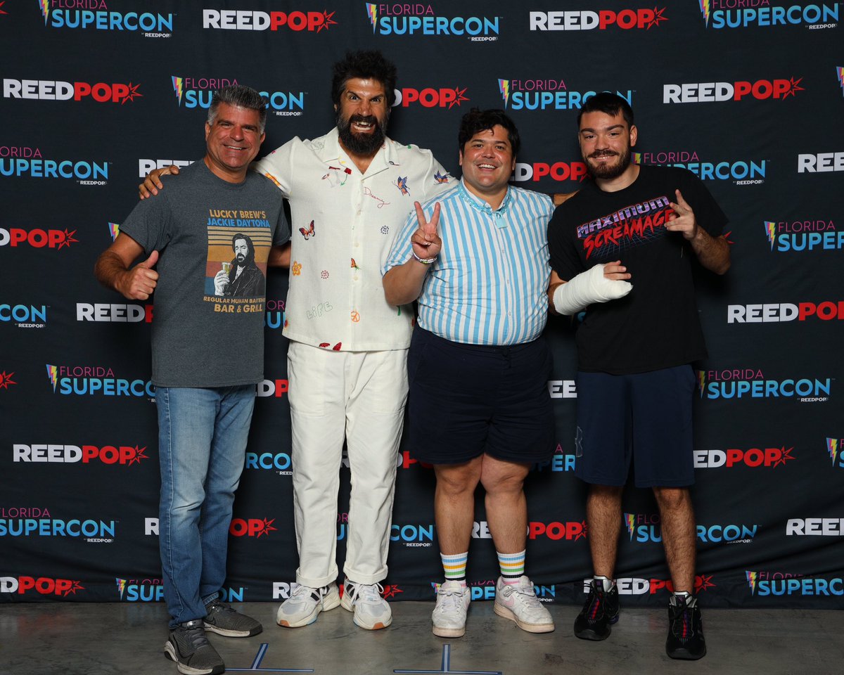 Today July 14, 2024 was my son Michael’s 19th Birthday. We celebrated it by taking him to <a href="/FloridaSupercon/">Florida Supercon</a> and by taking a picture with <a href="/HARVEYGUILLEN/">Harvey Guillén</a> and <a href="/KayvanNovak/">Kayvan Novak</a> which are two actors from one of his favorite TV shows called ‘<a href="/theshadowsfx/">What We Do In The Shadows</a> What We Do In The Shadows’.