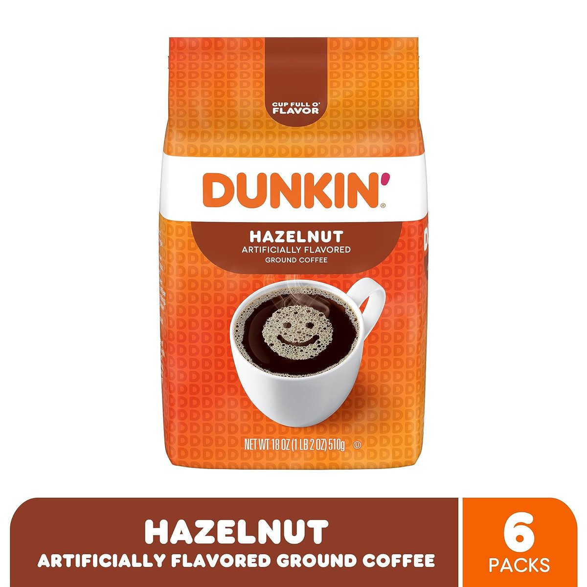 Discounttoday_'s tweet photo. Dunkin’ Hazelnut Flavored Ground Coffee, 18 Ounce (Pack of 6)
https://t.co/HkvCrpPvoY
#discounttoday 
#GrounCoffee https://t.co/qi7bewuOiJ