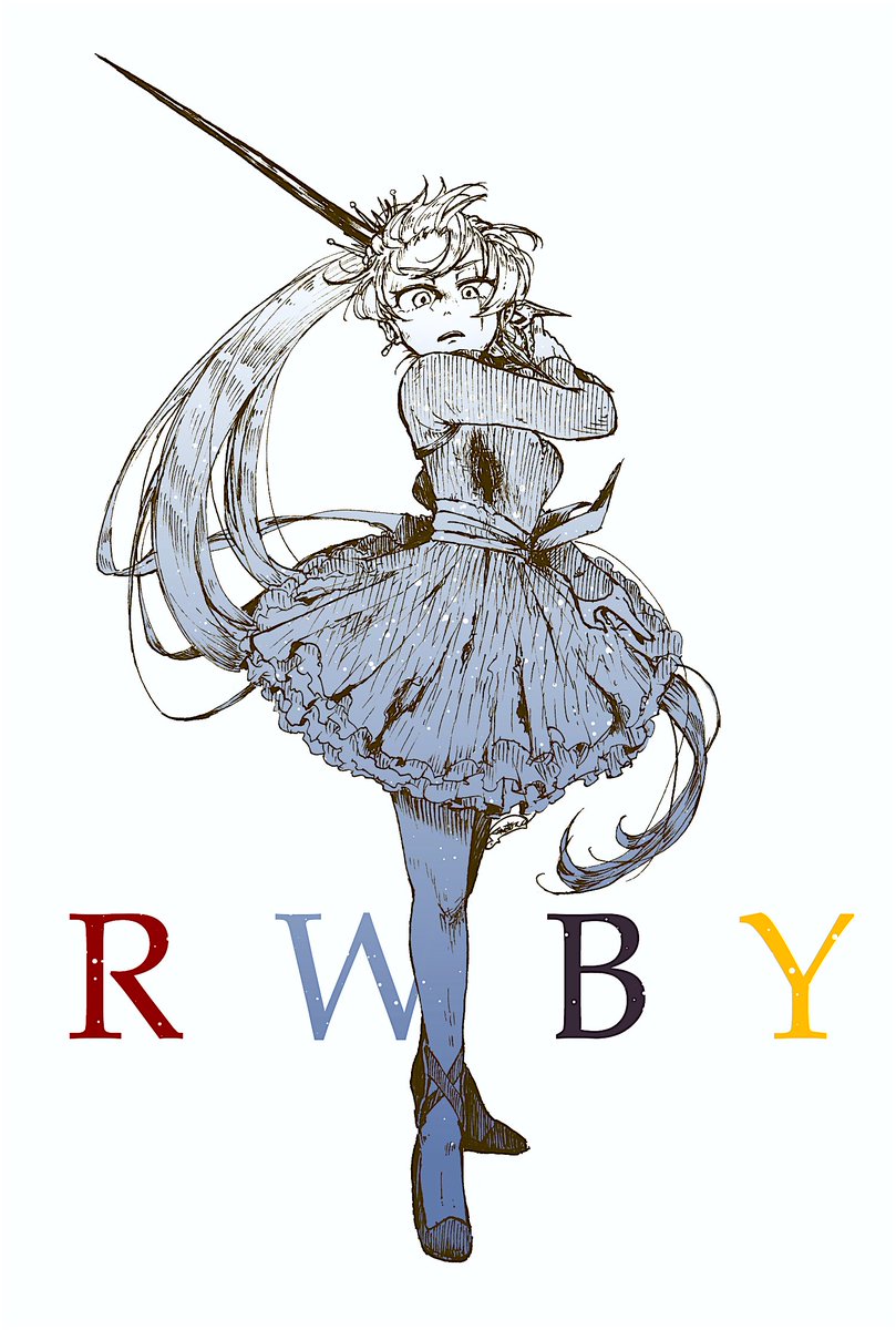 kametoro's tweet image. 絵が古すぎるがRWBY volume10待ってるよ〜〜〜〜〜〜！！！！！！🌹❄️🐈‍⬛🔥　#RWBY #GREENLIGHTVOLUME10