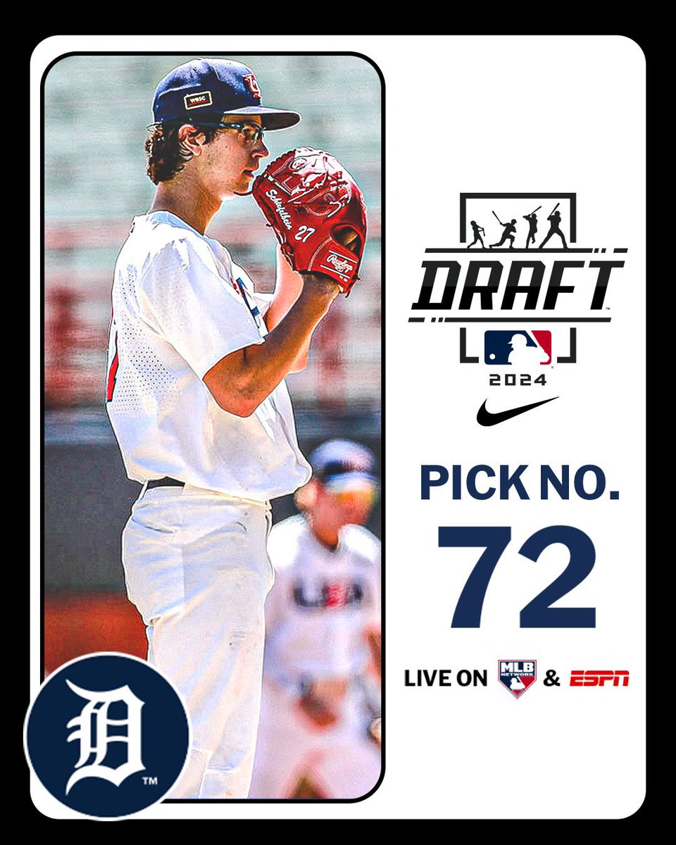 With the 72nd pick in the 2024 Draft, the <a href="/Tigers/">Detroit Tigers</a> select <a href="/CoronaPBaseball/">Corona Baseball</a> left-handed pitcher <a href="/EthanSchief27/">Ethan Schiefelbein</a> 

We’ll share the news on-air🎙️<a href="/FoxSportsRadio/">FOX Sports Radio</a> @FoxSports1350 <a href="/FoxSportsLV/">FOX Sports Las Vegas</a> <a href="/FoxSports910/">Fox Sports 910</a>  <a href="/CoachBandEterna/">Coach B & Eternal on FOX Sports Radio</a> the ONLY national prep sports radio show in America!