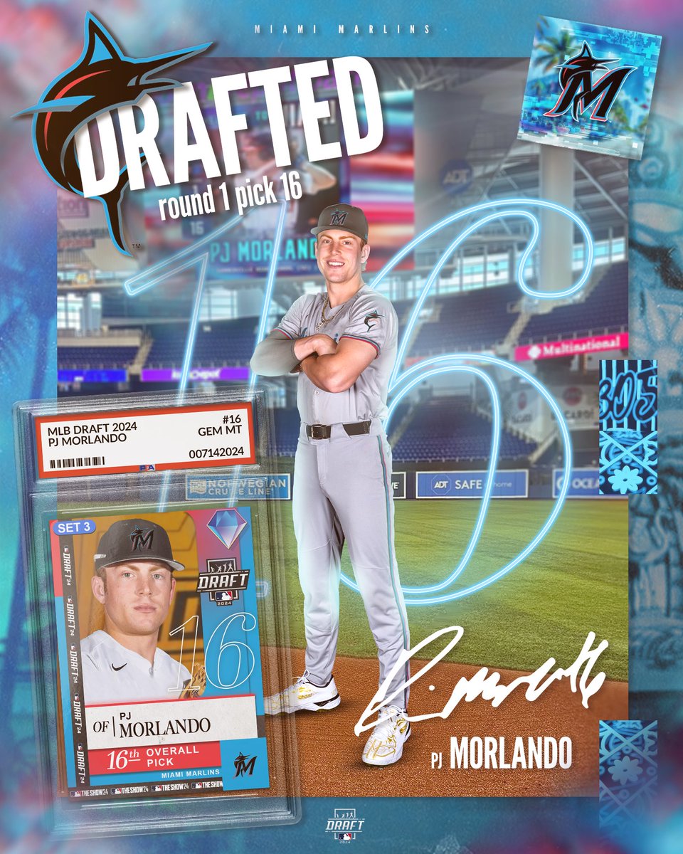 Earlier tonight, with the sixteenth overall pick in the MLB Draft, the Miami Marlins selected our very own PJ Morlando! 

Congratulations PJ!

#MLBDraft | #VilleMentality