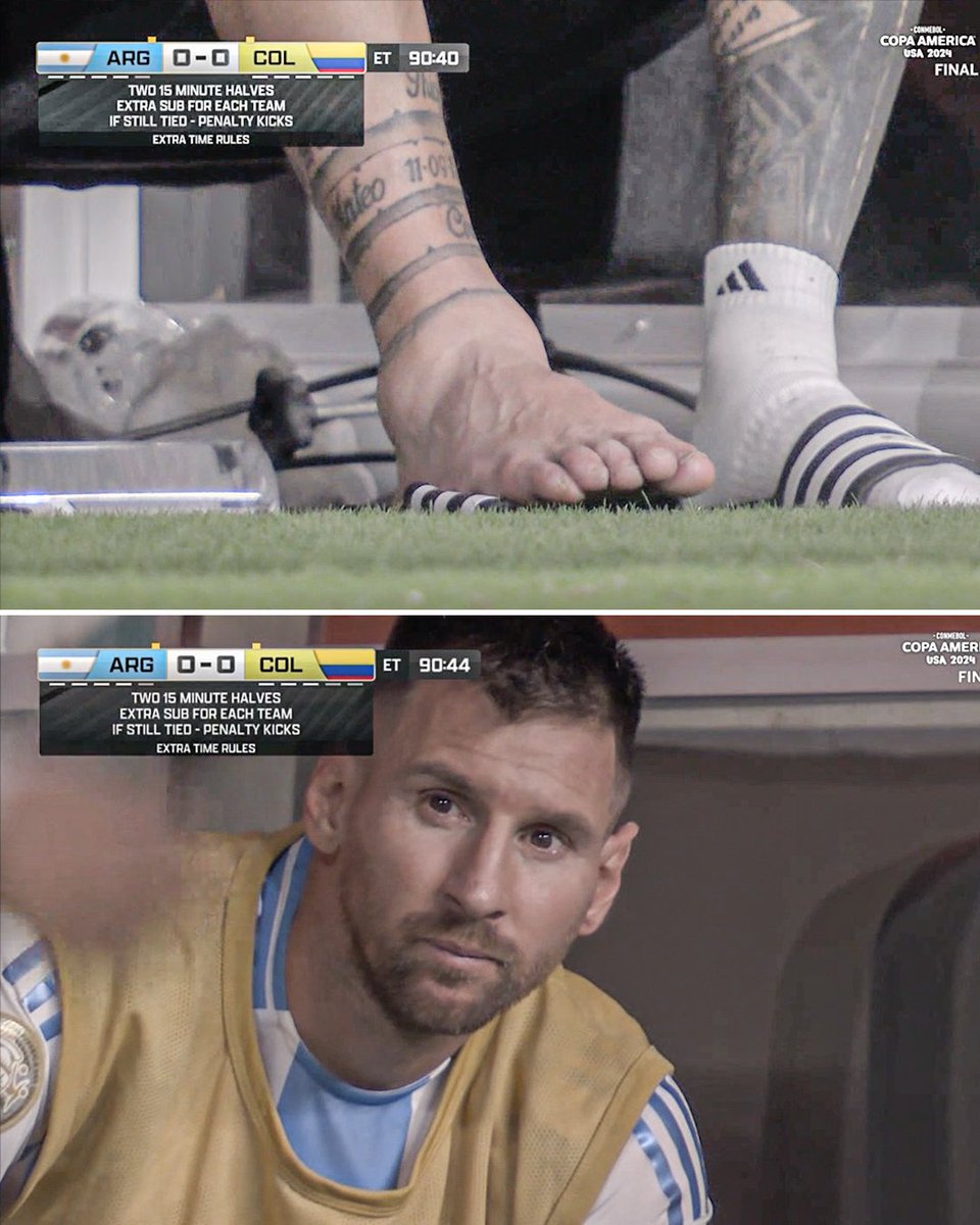 Football_Home10's tweet photo. It's worrying 😱 

#CopaAmérica #CONMEBOLCopaAmérica #CopaAmérica2024 #argentinavscolombia https://t.co/OFq9ZO1rvq
