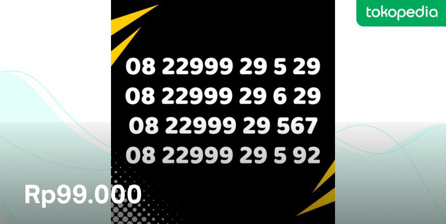 guntur_z's tweet image. Nomor Cantik Simpati Kartu Perdana Telkomsel 
Coba cek ini di Tokopedia, deh. Harganya Rp99.000
tokopedia.link/KO4wfs72eLb

#nomorcantik #kartuperdana #simpati #telkomsel #promoguncang