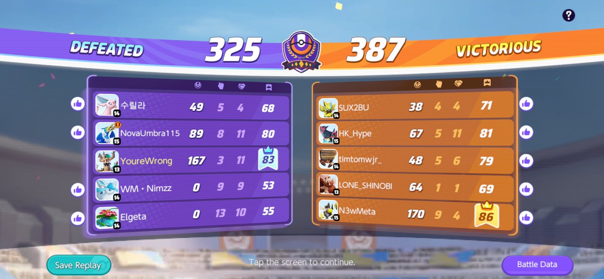 RubberyGooGirl's tweet photo. Hey Shitheads.
Yeah you, the ones who scored ZERO points.
Uninstall and stop ruining the game.
#OnlyPointsWin
#LearnToPlayCorrectly
#PokemonUNITE https://t.co/MoG2k35Lyz