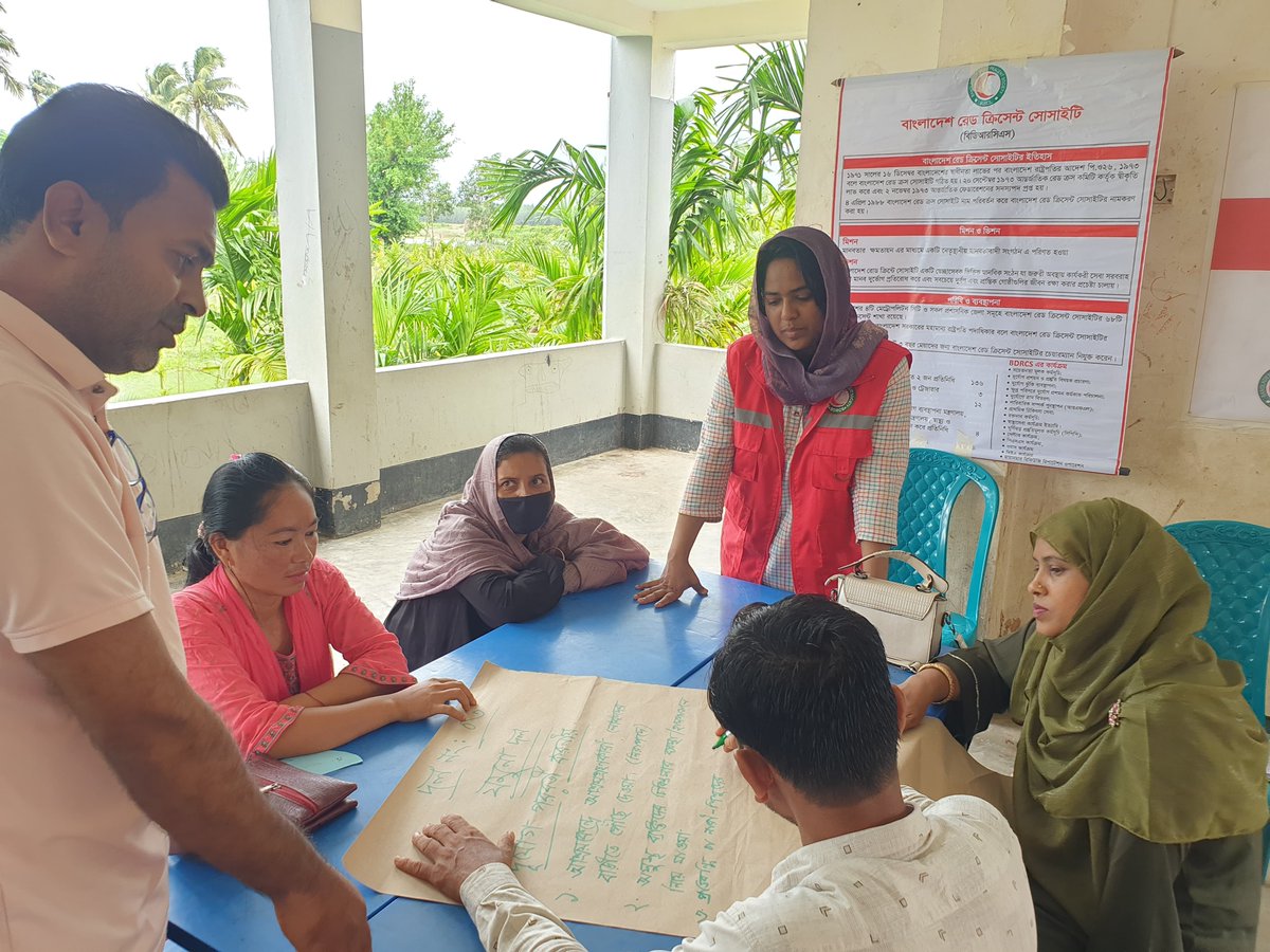 Azharul538's tweet photo. Functional DMC is instrumental for localized preparedness and response. 546 #WDMC members under Ukhiya are sensitized and exchanged knowledge considering current monsoon season through 39 Orientation based on #SOD 19. 

@BDRCS1 @ifrc @RedCross https://t.co/l79hyxtsLX
