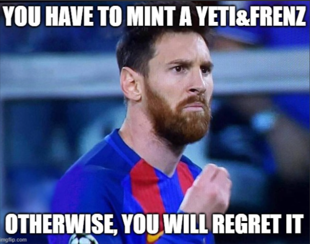 YetiAndFrenz's tweet photo. We were about to relax but Messi sent me a message and said to share it, otherwise, no sleep would be allowed!
Mint here--> https://t.co/R8m2SO3tuH
#CopaAmerica2024 #Web3 #Web3Games #NFT #crypto @base #basedaf #basedonbase #basedteam #getready4yeti #yeticrew https://t.co/jNaqUS8yiK