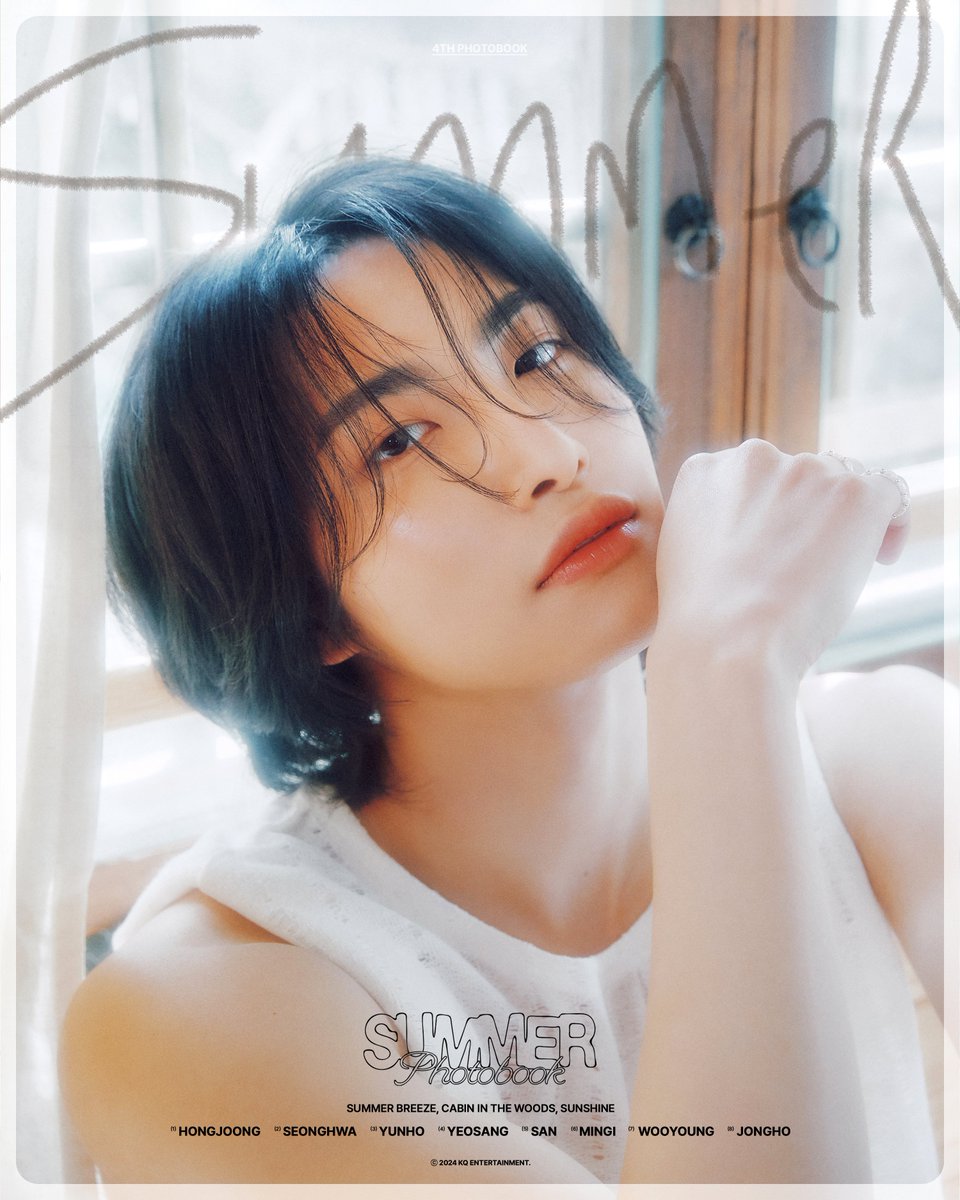 📷] ATEEZ 2024 SUMMER PHOTOBOOK Preview '성화(SEONGHWA)' ⠀ PRE