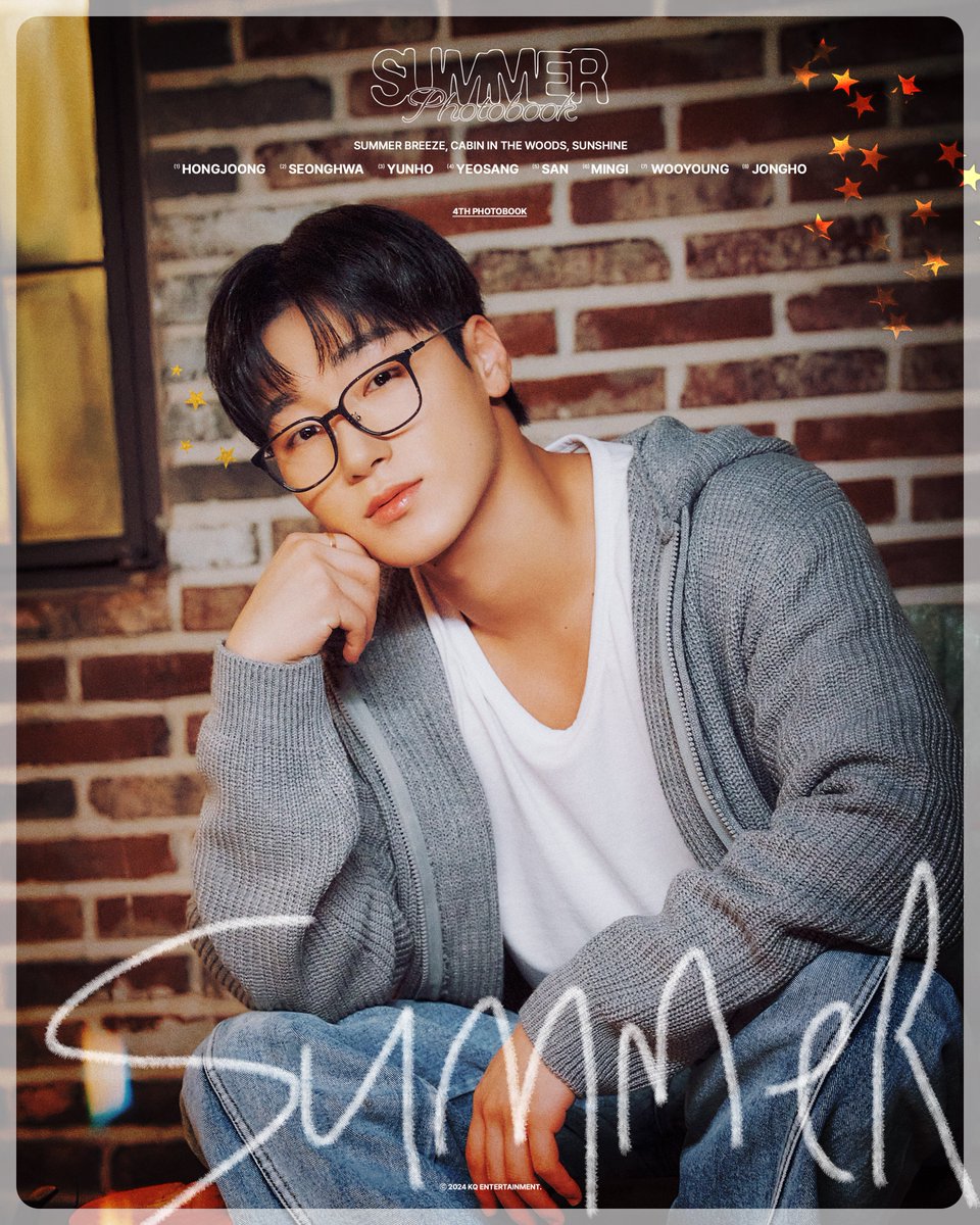 📷] ATEEZ 2024 SUMMER PHOTOBOOK Preview '산(SAN)' ⠀ PRE-ORDER
