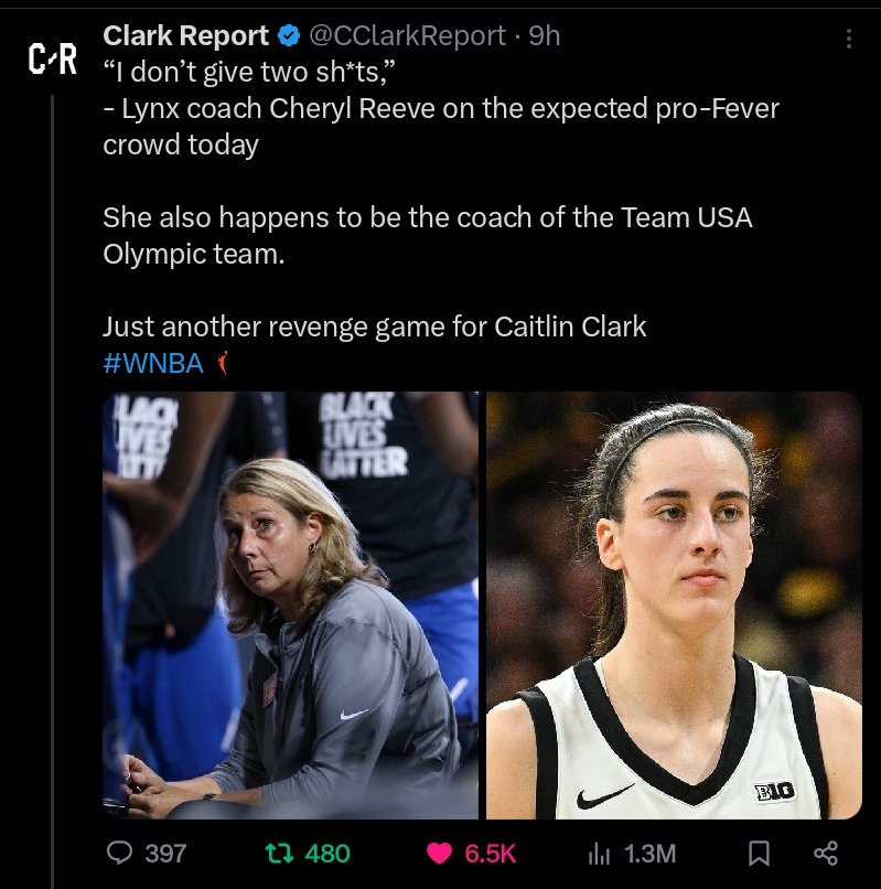 MrSpiritsRaven's tweet photo. #CherylReeves made a sly slick ass comment when a reporter inquired about the stadium crowd being mostly #FeverFans #Reeves response to the question was "I don't give two shits."

I bet she gave THREE 💩💩💩 "shits" after that final buzzer rang & The #MinnesotaLynx got an ass whooping.