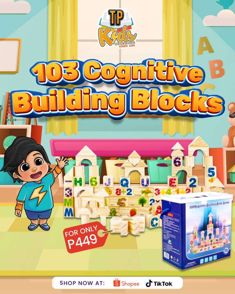 teampayamankids's tweet photo. Ignite your child's imagination with our 103-piece Cognitive Building Block Set! 🟥

Designed for little hands, these colorful blocks feature numbers, letters, animals, &amp; shapes for endless learning &amp; fun! Made with non-toxic materials, they're safe for your child's exploration. https://t.co/4kupVH5nTE