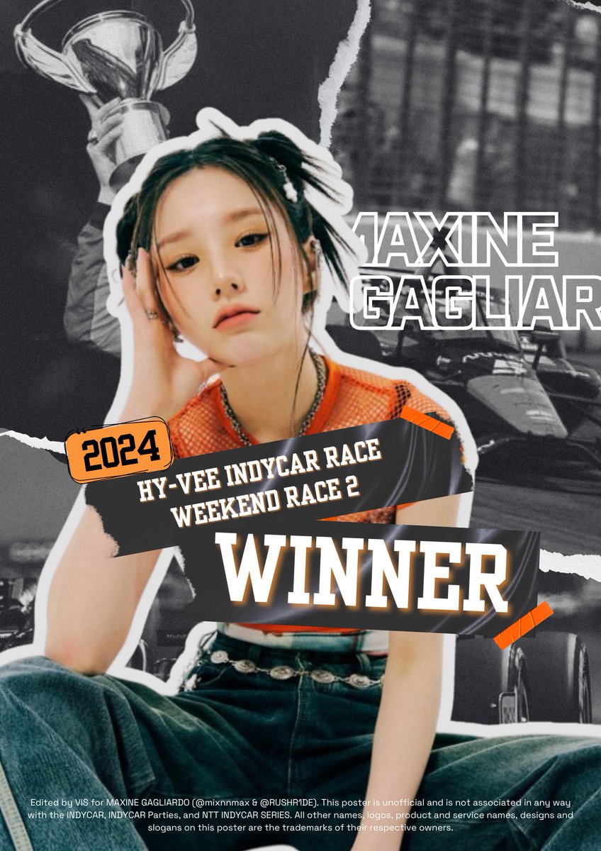 ⠀

❝ You are insane, Maxi. YOU ARE SO INSANE! HAHA! ❞

GAGLIARDO.⠀ 📻 :  ❝ Bro! OH MY GOD! I told you we're gonna win that! ❞

For the fourth time this year, Maxine won an lNDYC4R race! 50 points added on the bag! Unbelievable stuff. 🧡

#MG5  //  @mixnnmax

⠀