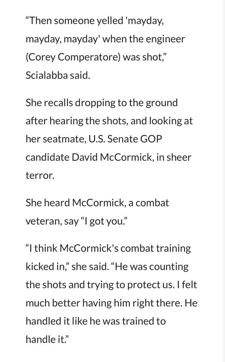 eliz_gregory's tweet photo. I would never have heard this story if it hadn’t been written about it in the Butler Eagle, because Dave would never have volunteered it, but I wanted to share how he responded in the midst of chaos and tragedy yesterday.

Incredibly proud to be on Team McCormick. https://t.co/yYh3c5Grcs