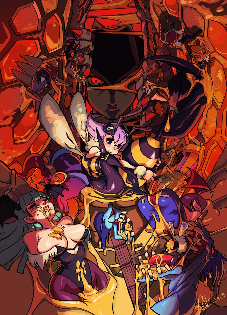 o___8's tweet photo. Bit of a throwback, from the Tribute book, but glad to see Darkstalkers trending ~! https://t.co/haz0cAhvkR