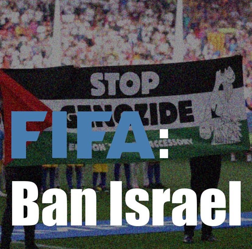 HRumie's tweet photo. #banIsraelNow #banIsraelFromFIFA https://t.co/0Y39iuarfJ