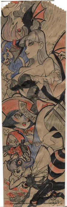 Also a drawing on a Which 'Wich bag 