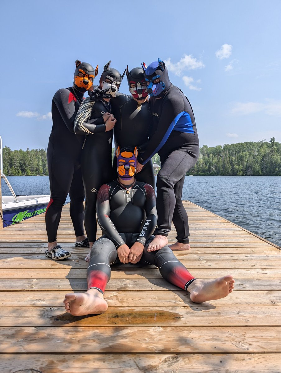 Great weekend at the lake with these amazing Bois 🥰

<a href="/PupEcho0219/">Pup Echo</a> <a href="/RubWinto/">Winto</a> <a href="/yktt0000/">Snow</a> <a href="/SgtPaddles/">Sgt Paddles 🇨🇦</a>