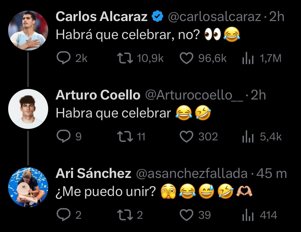 What a time to be alive 🤪

🎾⚽️🏆🇪🇸