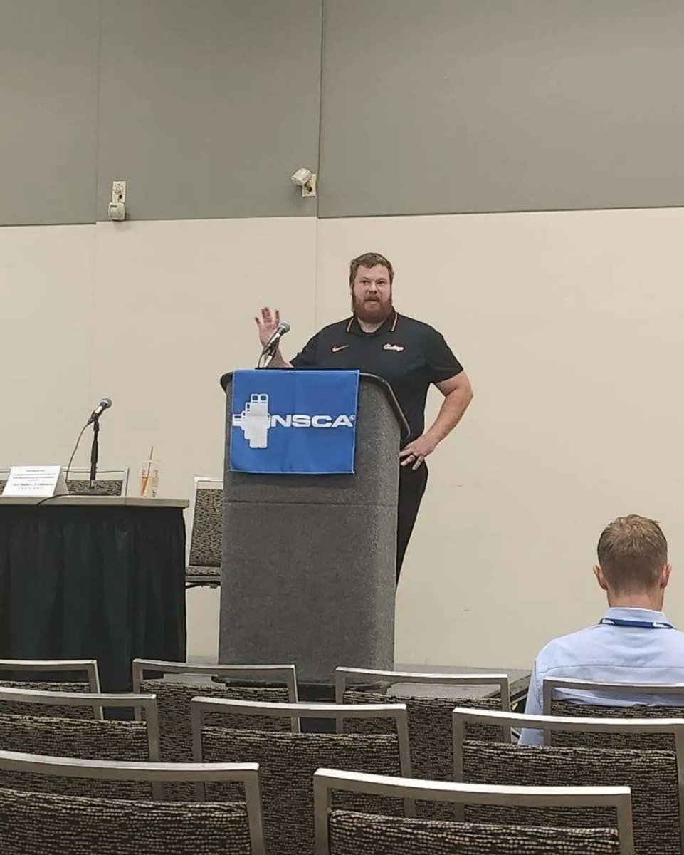 DrAllenRedinger's tweet photo. @NSCA 2024 WAS A BLAST! Honored to get the outstanding doctoral podium award! Great time with friends @KealeyWohl @cleary_cj Nick Buoncristiani, Dr. Levitt, @hirschkt @joshkeller10 (unpictured...;) and many more! KC can't come soon enough. #NSCA https://t.co/Ayxpw5JTl5
