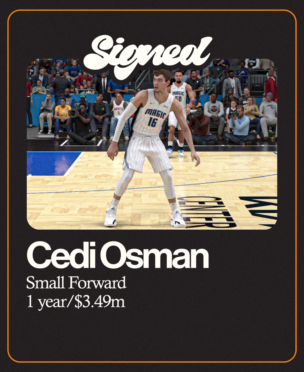 tb_Oranges's tweet photo. We have also brought back Cedi Osman, and picked up Josh Richardson! https://t.co/JZc6K9GKjO