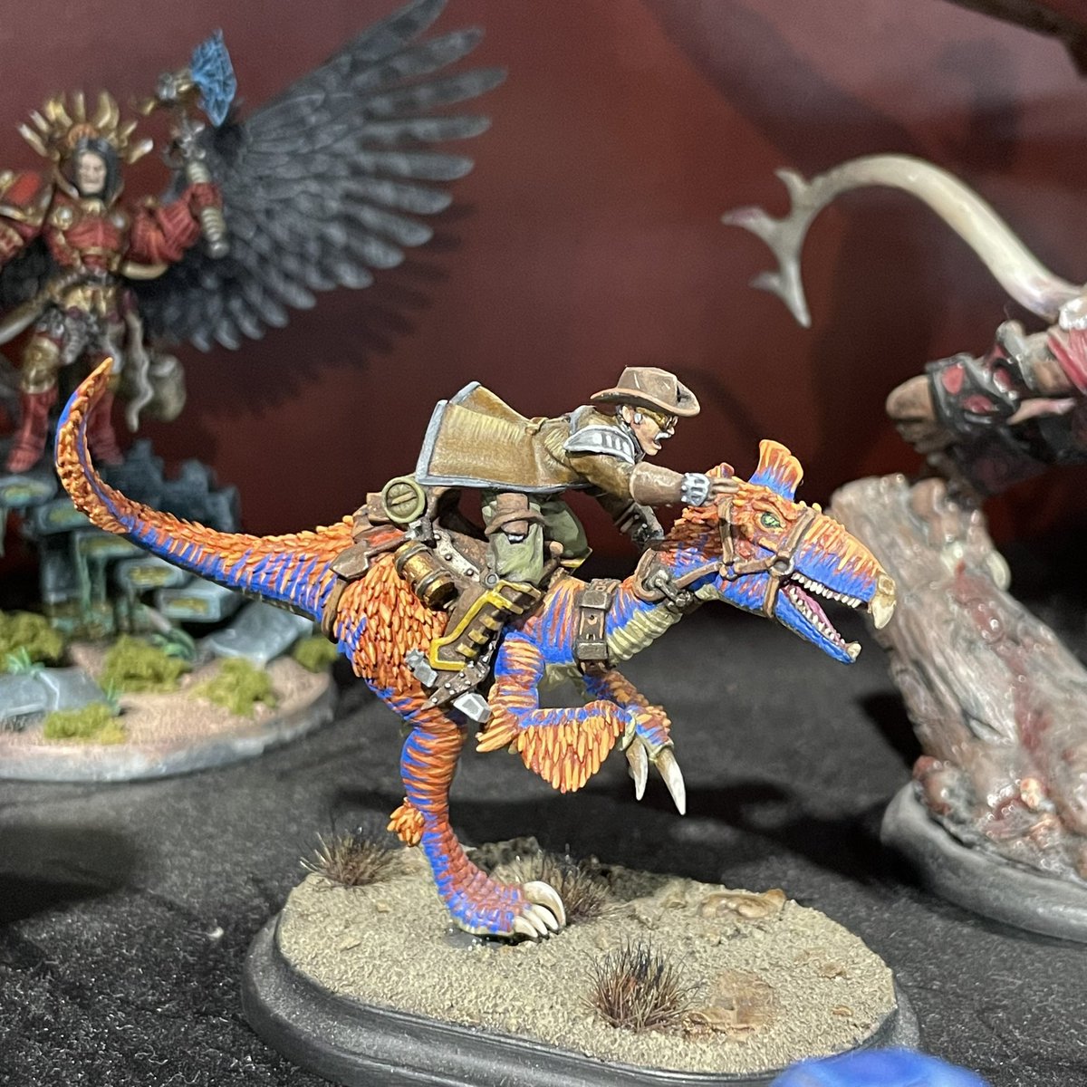 tomzer1's tweet photo. More of the painted denizens of the shelves of Three Brothers Games from my trip there last week. Amazing miniature painting skills on display!

#game #tabletop #paint #hobby #Hebron #Cincinnati https://t.co/wOaBsSs5tv