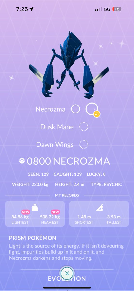 prof_burch97's tweet photo. So 129 remote raids done, and 1 shiny to show for it ✨
Also didn’t get the shiny until raid 121 😭
Got plenty of the special background ones tho 🙃
#ShinyPokemon #PokemonGO https://t.co/Uz3NmRq1dD