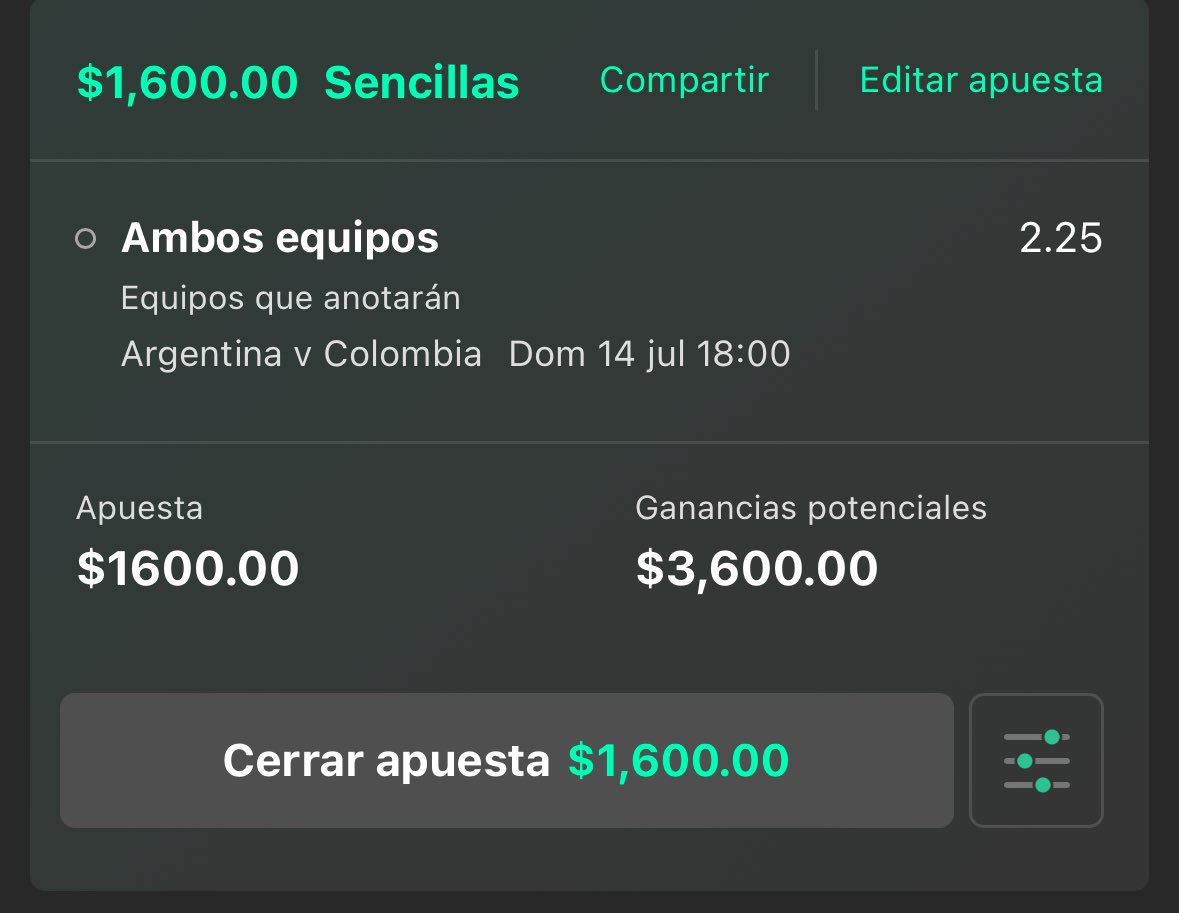 HuskyPicks's tweet photo. #CopaAmerica2024 

Más bien #CopaMessi 
Lo que mueve el dinero 

Vamos con esta jugada para la final que todos sabemos como termina 

Deja tu ❤️‍🔥 si me sigues 
Deja tu ❤️‍🔥 si te subes al barco 🛥️⚓️ https://t.co/i0lbcONpnX