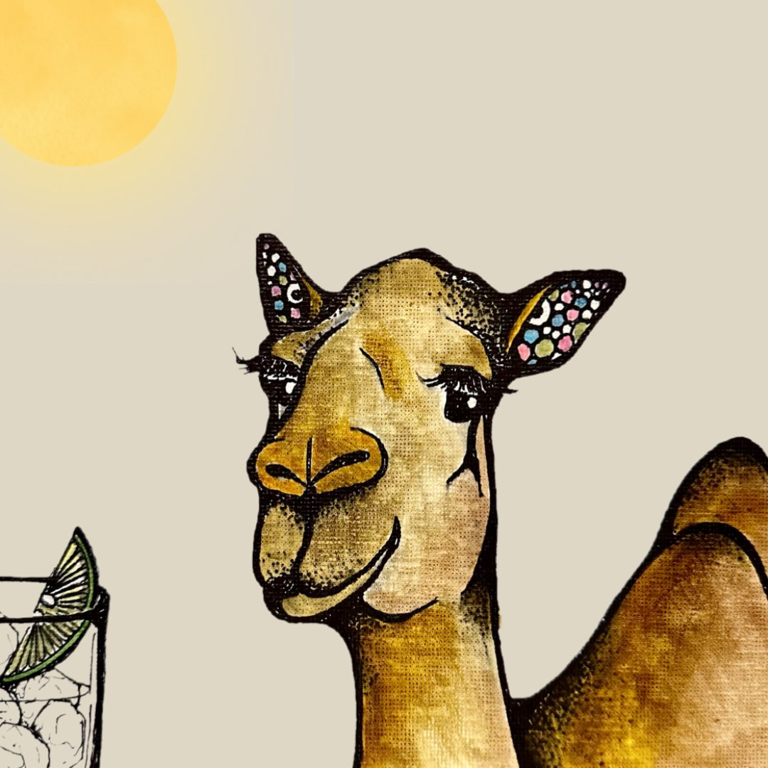 mmkito420's tweet photo. ラクダ🐪とジン・ライム🍋🟩
動物と酒。
#camel #ginlime #gin #lime #animals #alcohol #illustration #penart #ラクダ #ジンライム #ジン #ライム #動物 #酒 #動物と酒 #イラスト #ペン画 https://t.co/qNh9cfMd8J