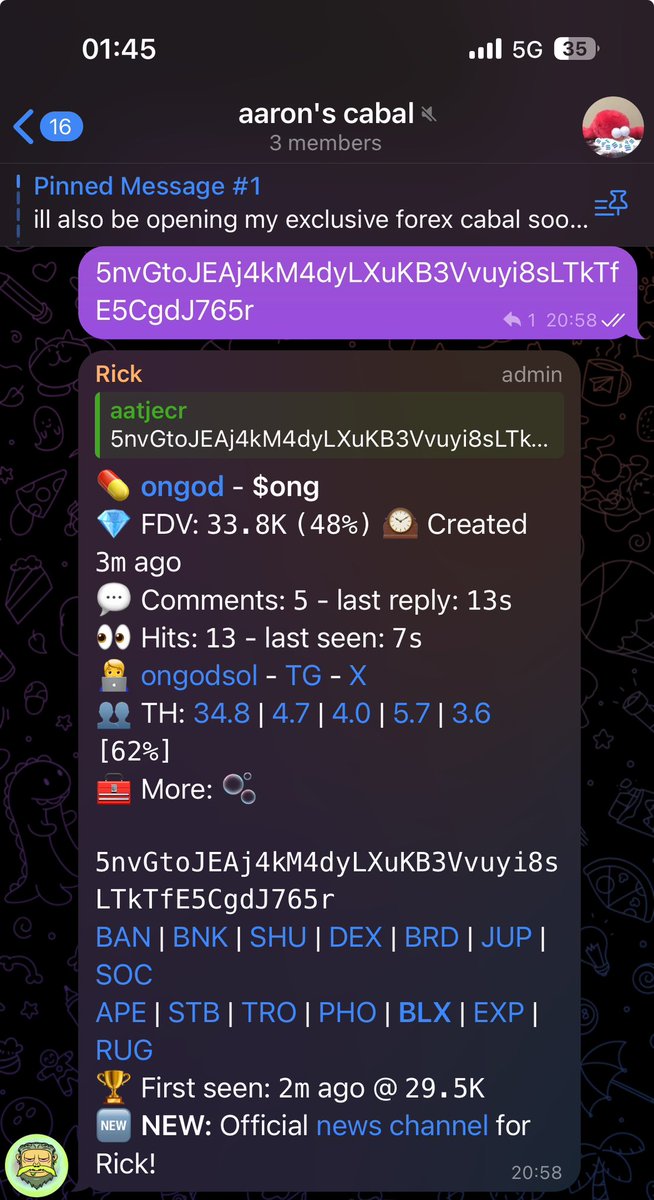 aatjecr's tweet photo. lil inactive this week but i still cooked

called $SURVIVOR at 58k mc💎
shit hit 5m in an hour🕘 (x86)

also called $LEO at 126k📈
took my bag at like 350k (x3)

called $ong at 33k mc😁
took my bag at 240k (x7)

called $NVM at 79k mc👨‍🍳
left a moonbag at 321k (x4) https://t.co/urpCPo9gcc