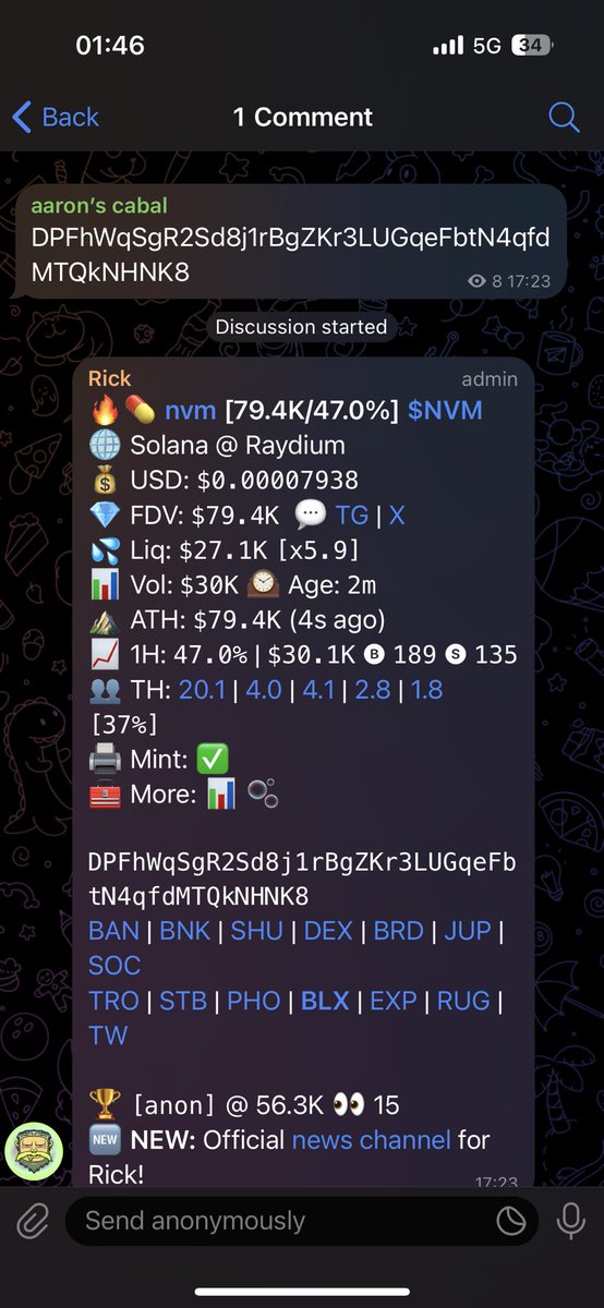aatjecr's tweet photo. lil inactive this week but i still cooked

called $SURVIVOR at 58k mc💎
shit hit 5m in an hour🕘 (x86)

also called $LEO at 126k📈
took my bag at like 350k (x3)

called $ong at 33k mc😁
took my bag at 240k (x7)

called $NVM at 79k mc👨‍🍳
left a moonbag at 321k (x4) https://t.co/urpCPo9gcc