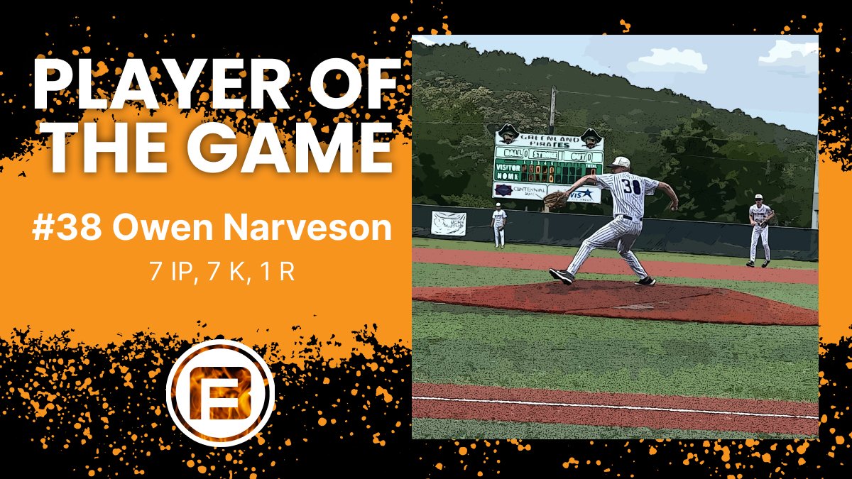 BigFireBaseball's tweet photo. Final:

US Nationals 16 Red - 1
Yard Birds 16 - 1 

PoG: @Narv38
Owen Naverson #38 2026 | US Nationals Midsouth 16U
7 IP, 7 K, 1 R

#bigfire https://t.co/tfU5kavleP